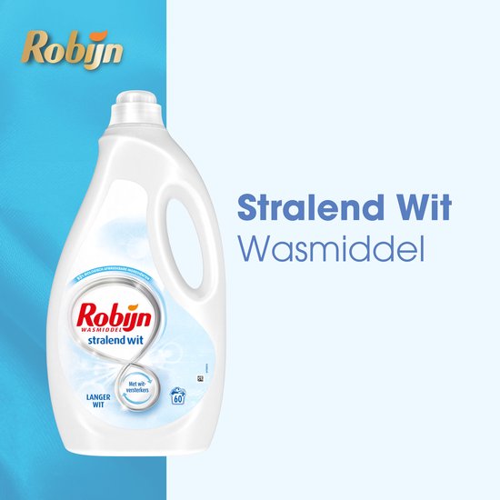 Robijn - Lessive liquide - Blanc éclatant - 60 lavages
