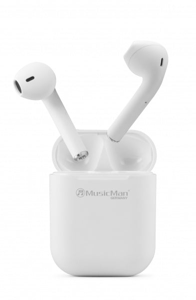 MusicMan Casque intra-auriculaire stéréo sans fil blanc