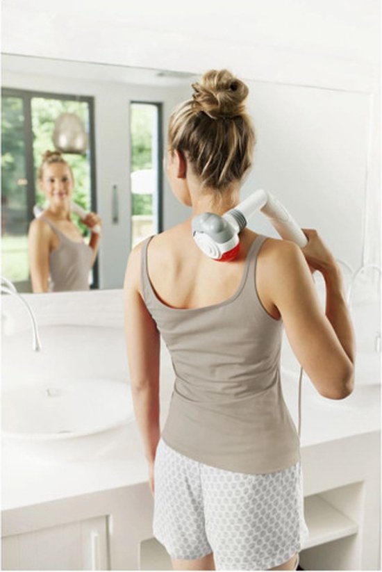 Medisana - HM 886 - Appareil de massage des mains - chaleur/lumière rouge - 5 embouts - blanc