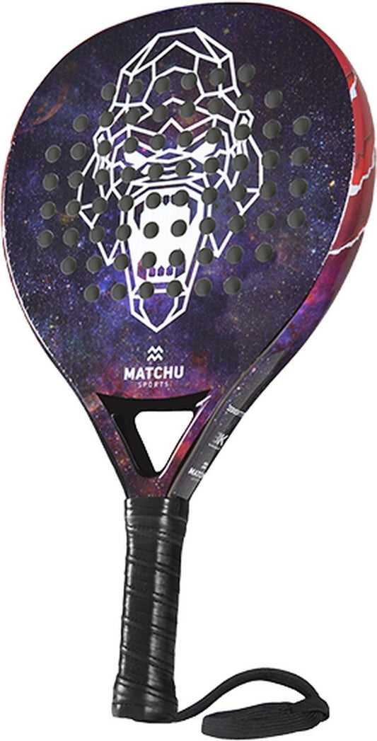 Matchu Sports - Padel Racket - Gorilla - Traanvorm - Padel - Met draagtas - 3K Carbon - Inclusief padel tas