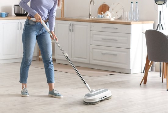 Vlectro - Nettoyeur de sol rotatif sans fil - Nettoyeur de sol