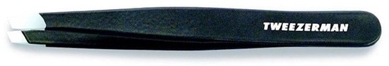 Pince à épiler Tweezerman Slant Midnight Sky – Pince à sourcils - Pince de précision professionnelle à pointe biseautée – Pour l'épilation et l'élimination des poils – Acier inoxydable – Convient aux poils fins et épais – Pince à épiler pour sourcils