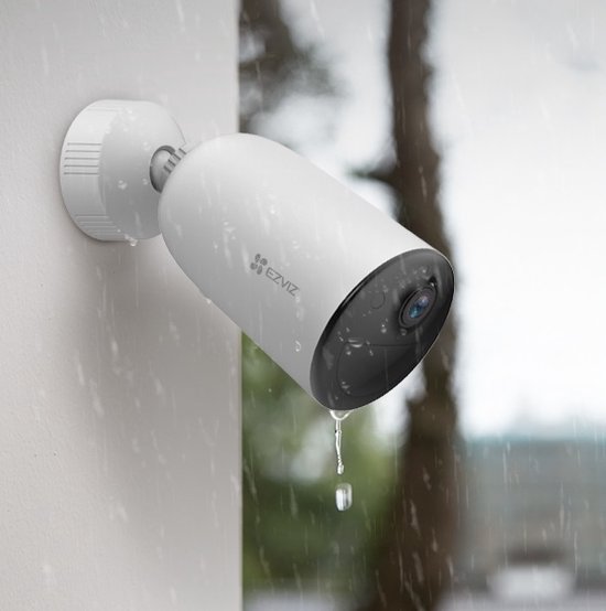 Caméra de sécurité IP ronde EZVIZ HB3-B1 pour l'extérieur, 2304 x 1296 pixels, fixation murale
