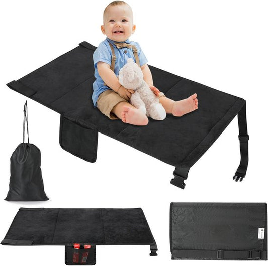 Roegaarden Plane Cot - Lit bébé - Polaire confortable - Résistant à l'eau - Lavable - Noir