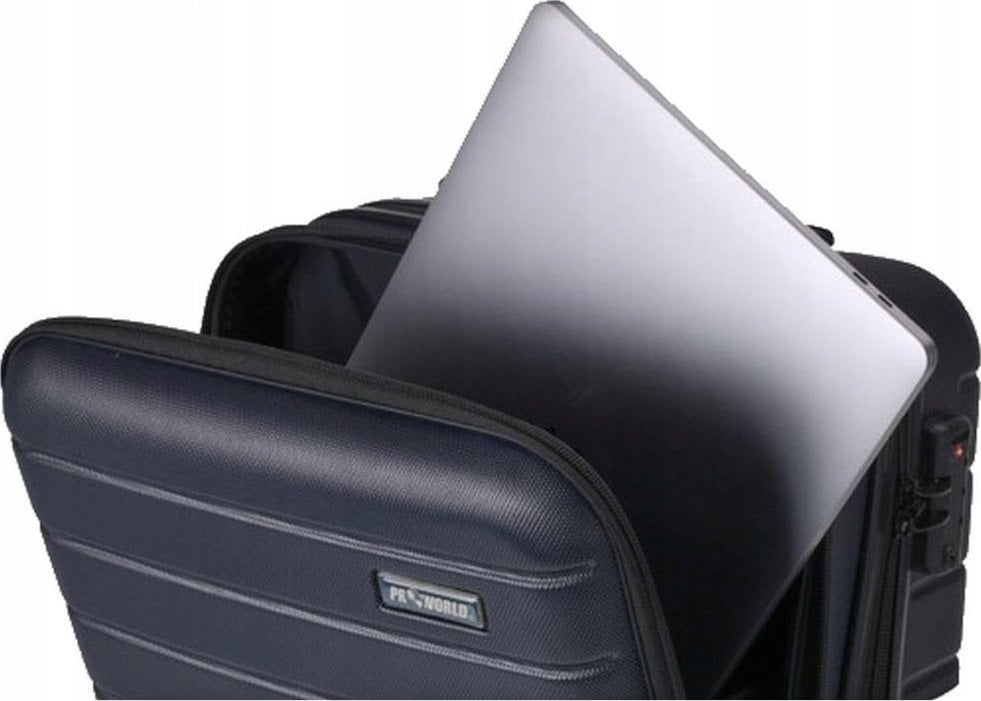 Proworld Valise à main - 37 litres - 35 x 22 x 55,5 cm - Noir
