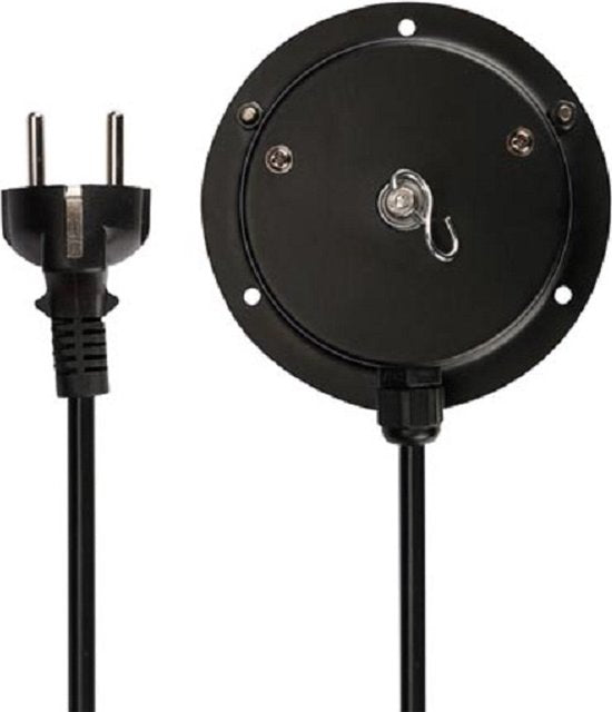 Moteur HQ-Power pour boule à facettes, 1,8 à 2,5 tr/min, noir