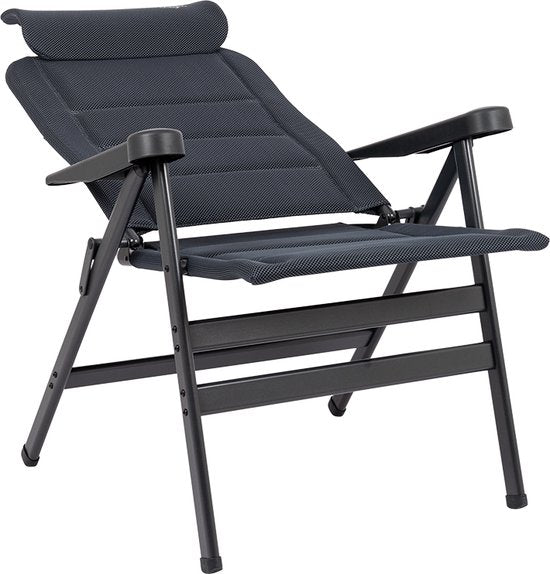 Crespo - Chaise de plage - XL - AP/238 - Air-Deluxe - Compact - Gris - Modèle 2025
