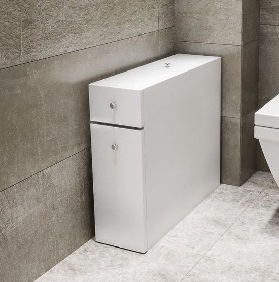 Armoire de toilette Asir - Blanc - 20 x 55 x 60 cm