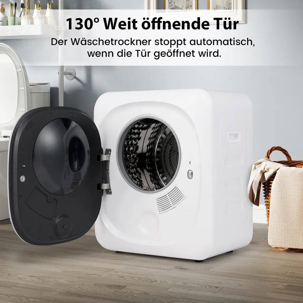 COSTWAY Mini sèche-linge 800 W, 5 kg Blanc
