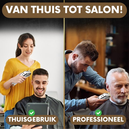 Tondeuse professionnelle sans fil - Tondeuse à cheveux pour hommes - Cheveux - Tondeuse à cheveux - Machine à cheveux pour coiffeurs - Tondeuse à cheveux - Barbe - Tondeuse - Barber Hair Clipper - Barber Trimmer - Hairdresser's Kit
