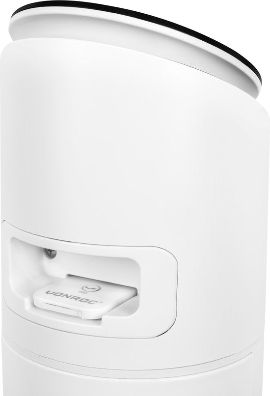 VONROC Luxury Fan - Ventilateur de tour - hauteur 86 cm - télécommande incluse - 3 vitesses - fonction swing - minuterie de 15 heures - blanc