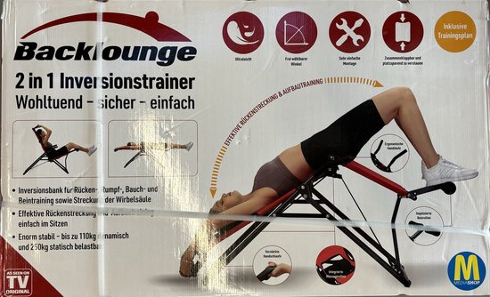 Backlounge 2-en-1 : appareil d'entraînement pour le dos - Vu à la télévision