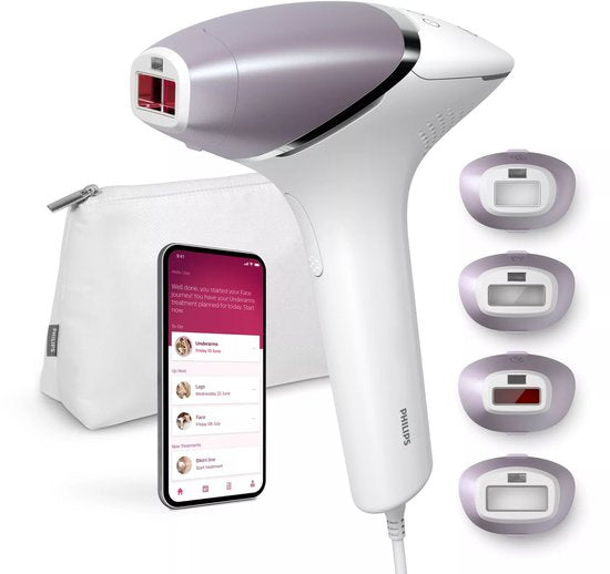 Philips Lumea Prestige série 8000 - Appareil d'épilation IPL - 4 embouts - BRI947/00