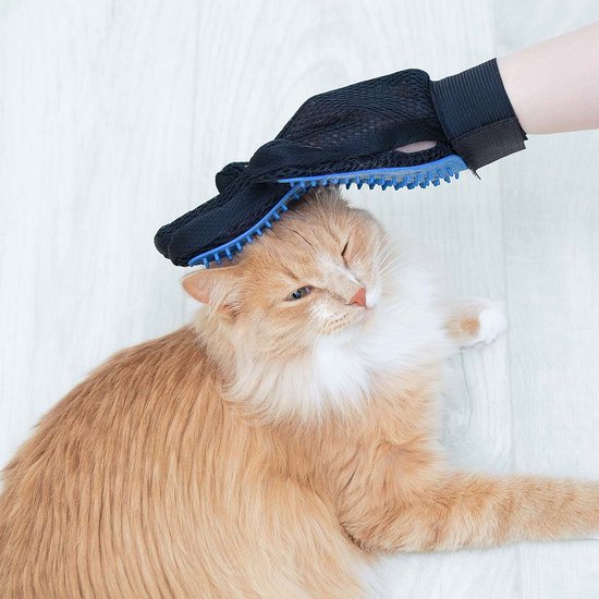 Gant True Touch pour animaux de compagnie - gants de toilettage pour chats et chiens - brosse pour animaux - gant de massage - salon de toilettage pour chiens - gant pour animaux de compagnie - gant-brosse pour animaux