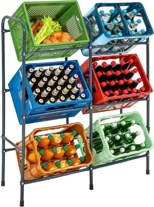 Support pour 6 casiers à boissons, rack à casiers, rack à casiers 401728