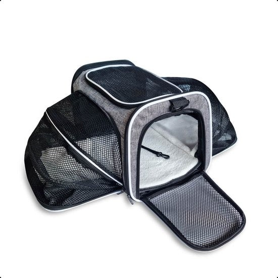 Gopets Sac de voyage pour chien - Jusqu'à 5.5KG - Gris