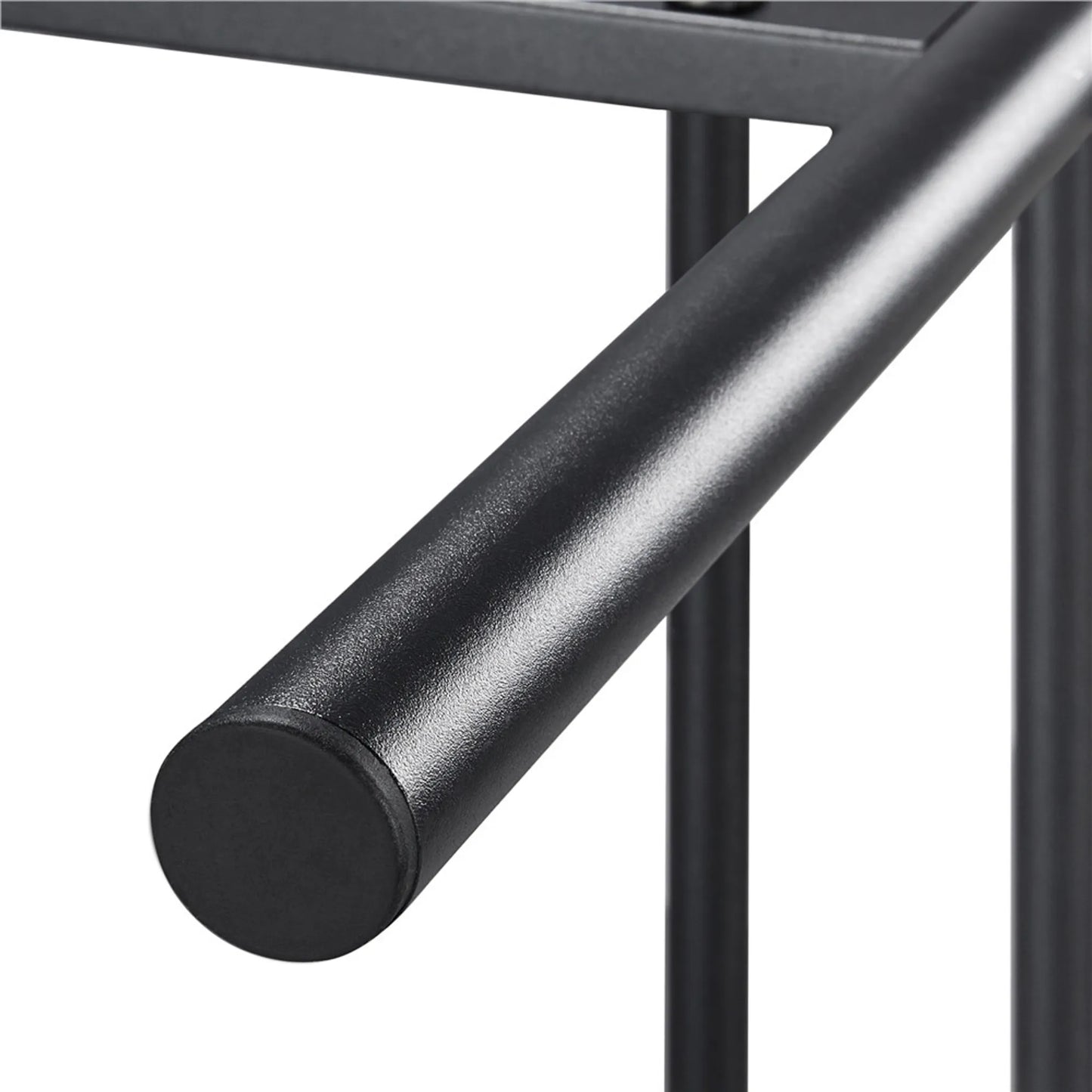 Cadre de lit en métal Yaheetech 90 x 200 cm - Noir - 204 kg - Avec tête et pied de lit - Espace de rangement sous le lit de 32 cm