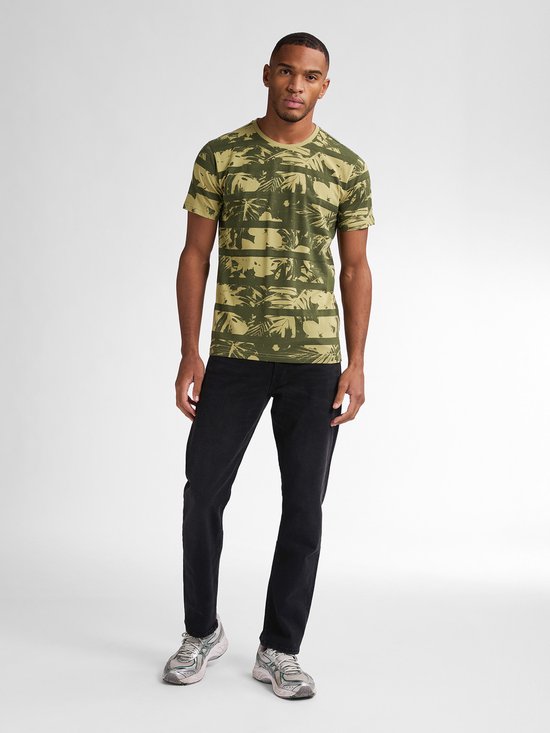 Petrol Industries - T-shirt pour homme à imprimé intégral Harbor - Vert - Taille XXXL