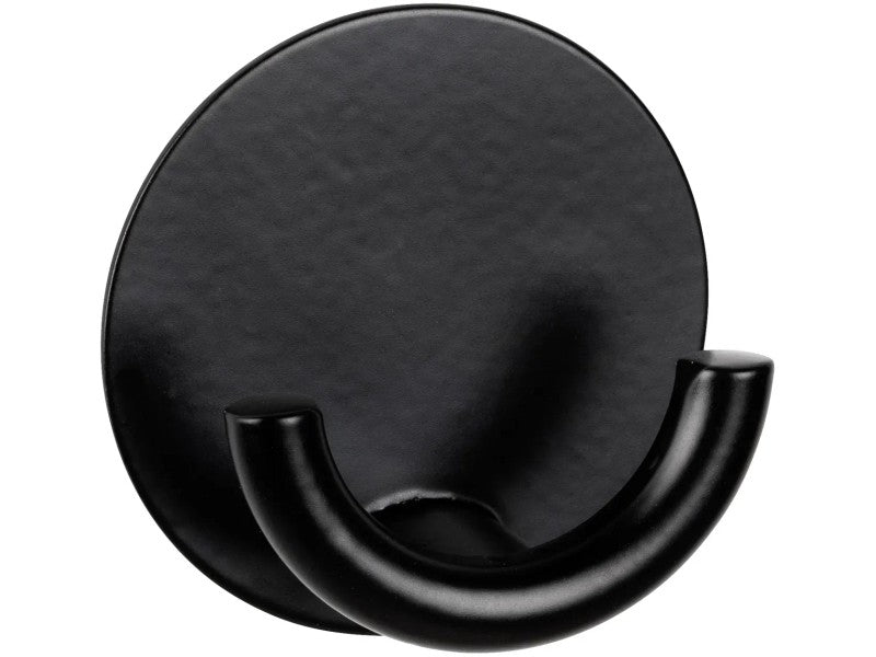 WEWENKO Rondo Crochet mural double – Autocollant – Acier inoxydable – Noir mat – Ø 5,3 cmNKO Rondo Crochet mural double – Autocollant – Acier inoxydable – Noir mat – Ø 5,3 cm