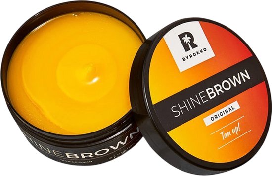 BYROKKO - Shine Brown Original - 200 ml - Solarium - Crème bronzante