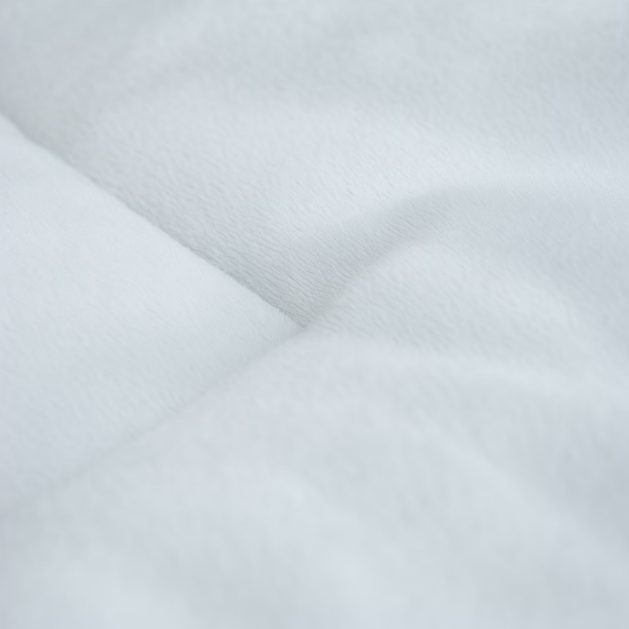 Topper Fleece 160x200 cm White - Luxury Comfort and Extra Soft