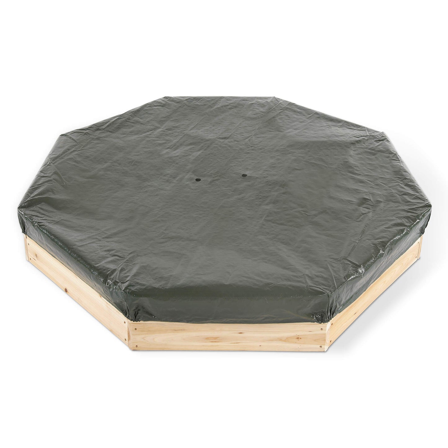 Plum Play Bac à sable géant en bois avec couvercle 1,5 x 1,5 m - Bois naturel