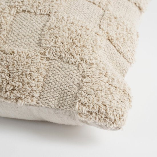 Collection In The Mood Coussin décoratif Nikki - 55 x 35 cm - Coton - Beige