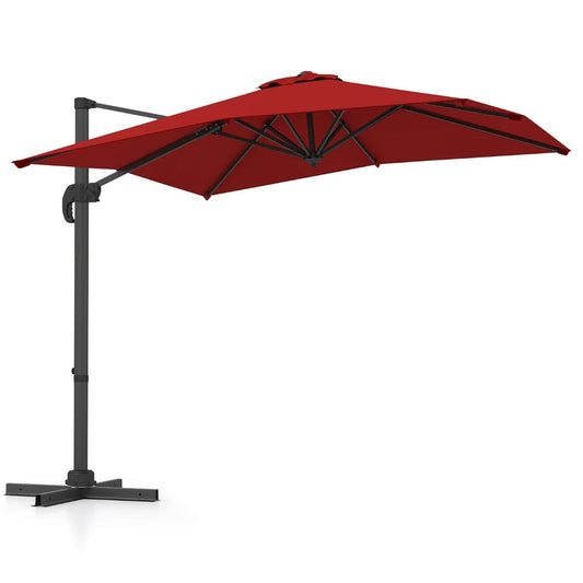 Coast Parasol flottant - Rectangulaire - 250 x 250 cm - Rouge