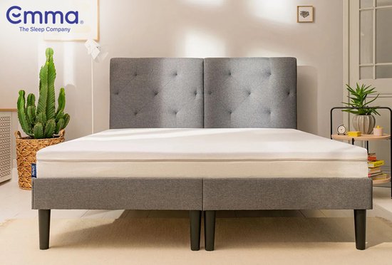 Matelas Emma One – 160 x 200 cm – Mousse Airgocell® et HRX – 3 couches – Housse lavable – Garantie de 10 ans