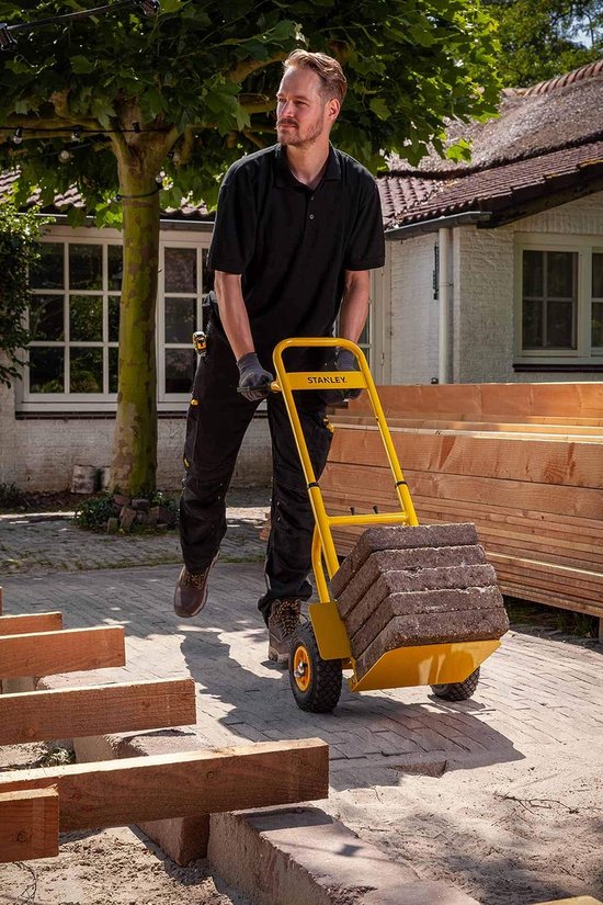 Stanley Chariot à main SXWTD-FT520 - Pliable - Jusqu'à 120KG - Métal