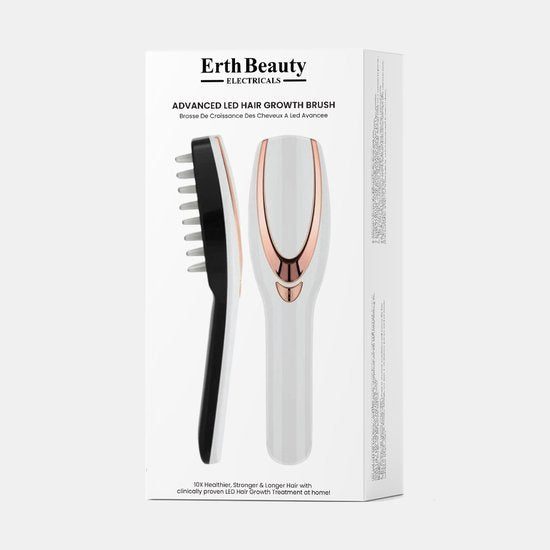 Brosse LED ErthSkin London pour la croissance des cheveux