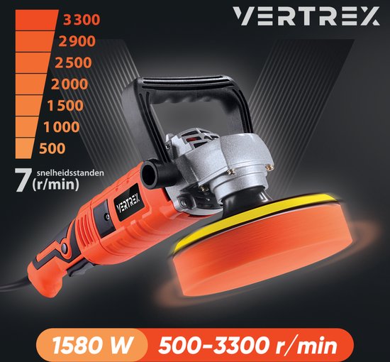 VERTREX Polisher - Polisseuse pour voitures - Disques de polissage - Machines de polissage