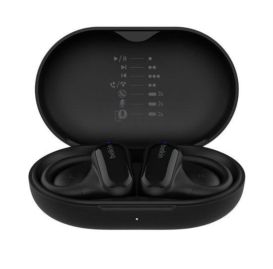 Belkin SoundForm ClearFit - Écouteurs de sport ouverts sans fil - Noir