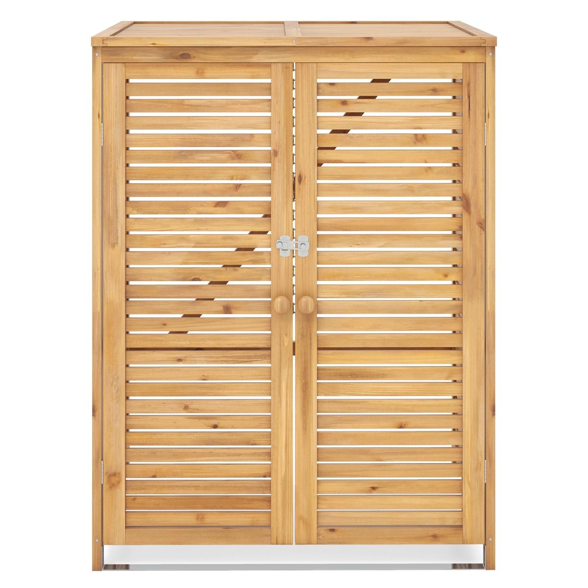 Coast Wooden Waste and Tool Storage 120L for Outdoors - Natural - 86 x 70 x 114 cm