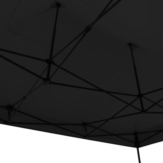 Tente de réception VONROC - 3 x 4,5 m – Tente de réception Premium Easy-Up – Conception modulaire – Pliable – Imperméable – Armature en acier – Protection UV 50+ – Sac de rangement inclus – Noir