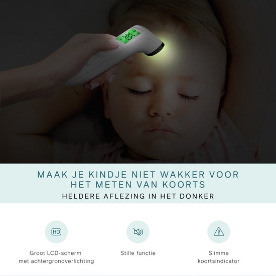 Bintoi® XE200 - Thermomètre - Jauge de température - Thermomètre de fièvre