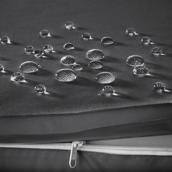 tectake® - set bistro en osier, peu encombrant et pliable, salon de jardin avec 2 chaises et table, salon de jardin, groupe de sièges pour jardin, jardin d'hiver, balcon, terrasse - nature - poly-rattan