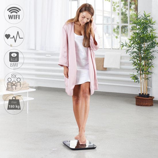 Medisana BS 602 - Pèse-personne avec analyse corporelle Connect (Wi-Fi)
