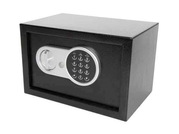 Perel Elektronische kluis, met cijferslot, inclusief noodsleutel en bevestingsmateriaal, 20 x 31 x 20 cm, 4 kg