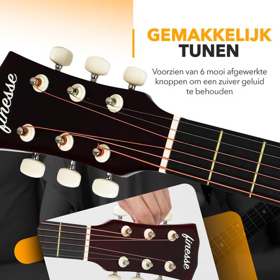 Finesse Acoustic Guitar Starter Set - Modèle Houston