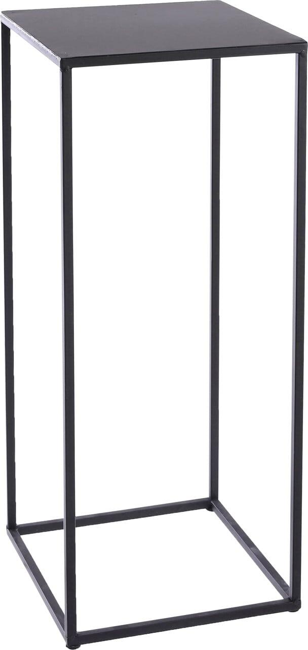Mica Decorations Table d'appoint Quinty - 30x30x70 cm - Noir - Fer