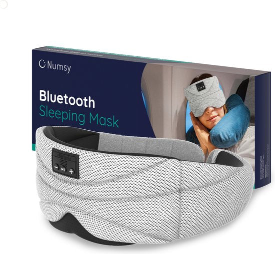 Numsy Sleep Mask Bluetooth - Casque de sommeil - Bandeau