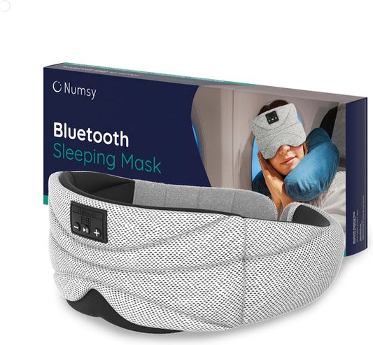 Numsy Sleep Mask Bluetooth - Casque de sommeil - Bandeau