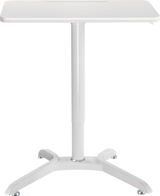 Bureau assis-debout réglable en hauteur - table pour ordinateur portable - plan de travail 71 cm x 50 cm