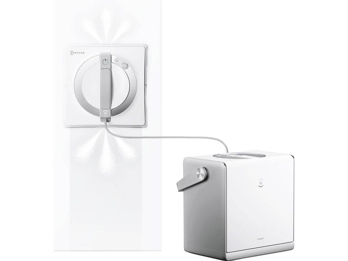 Robot lave-vitres Ecovacs Winbot W2 Pro Omni - Navigation avancée - Autonettoyant - Blanc