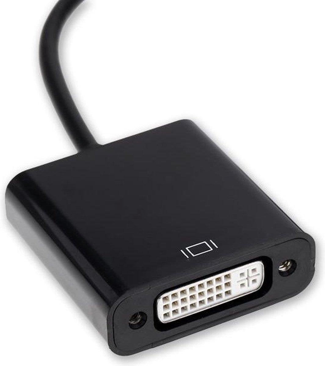 Garpex® Adaptateur Displayport vers DVI-I - DP vers DVI - Adaptateur DP vers DVI - Convertisseur Full HD 1080P