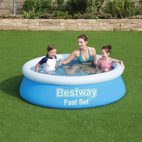 Bestway Kids' Pool - Ø 183 cm - Modèle 57392 - Bordure gonflable