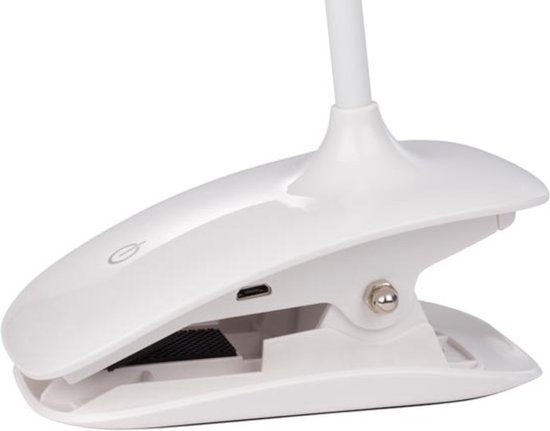 Velleman Lampe loupe LED rechargeable avec pince/base, col de cygne, connecteur USB, interrupteur marche/arrêt et fonction dimming, 20 LED, grossissement 3x, pour enfants, adultes, seniors, lecture, peinture au diamant, hobby, travail, blanc