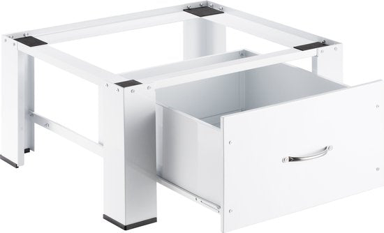 Elévateur de lave-linge en saillie avec tiroir de rangement - capacité de charge de 250 kg - universel