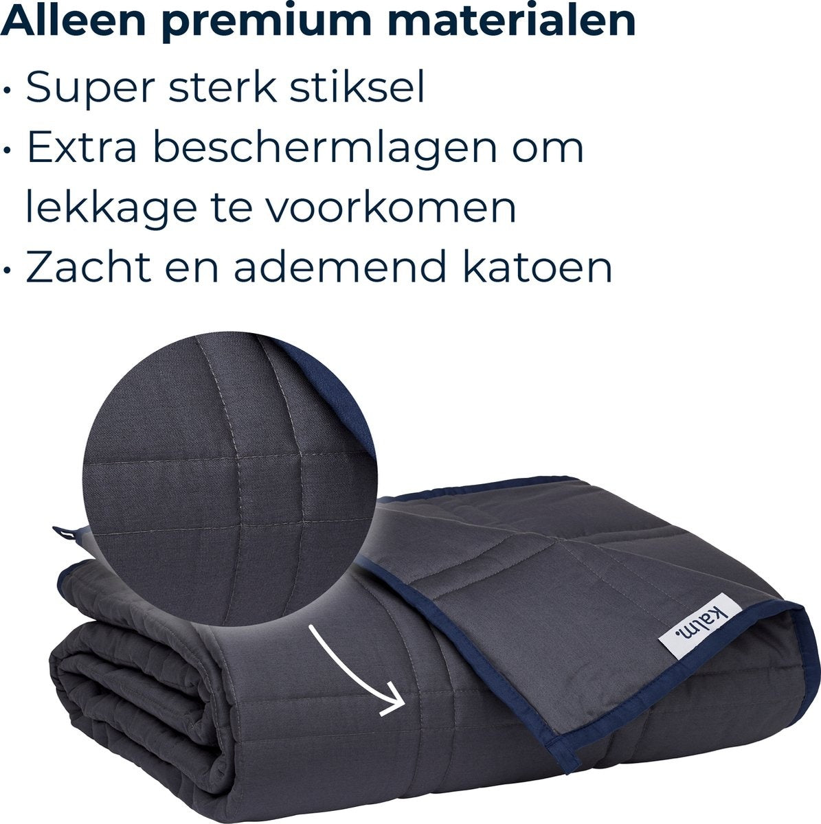 Couverture lestée Kalm 6 KG - Couverture lestée - Anti Stress